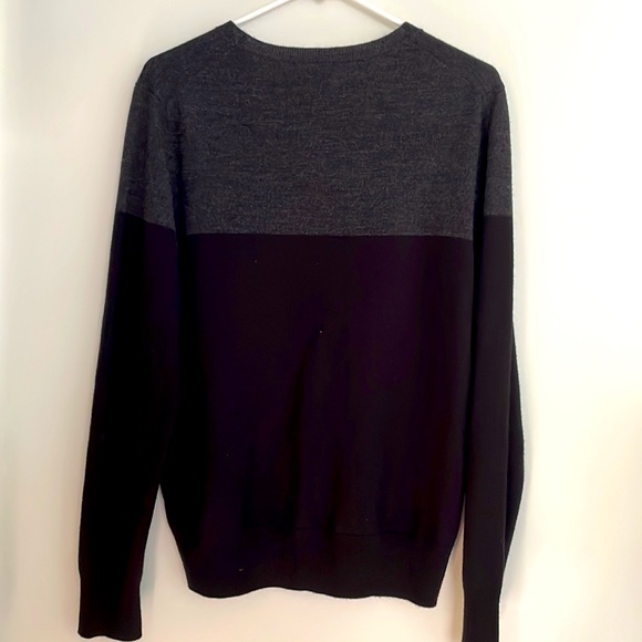 BLACK AND GRAY APT 9 MEDIUM MENS SWEATER - Picture 4 of 4